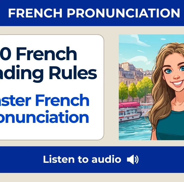 30 French Reading Rules &mdash; Master French Pronunciation
