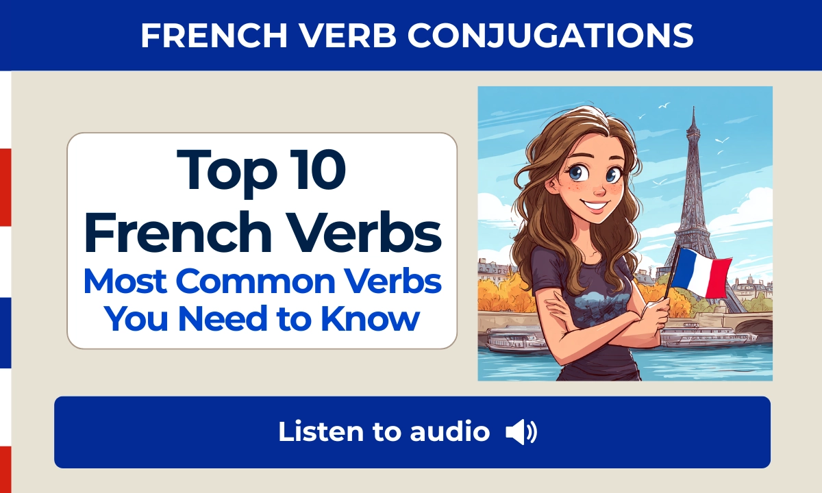 Top 10 French Verbs &mdash; Most Common Verbs You Need to Know &mdash; French Verb Conjugations