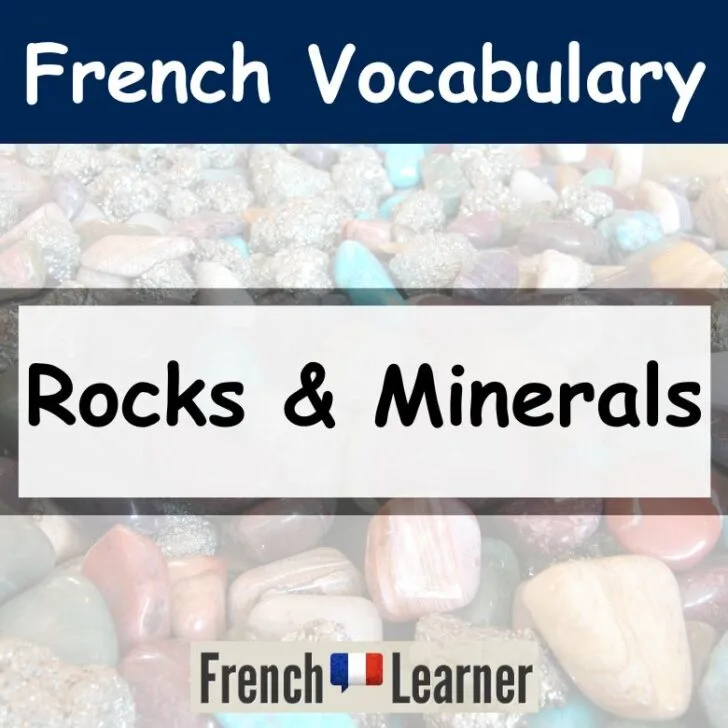Rocks and Minerals Vocabulary