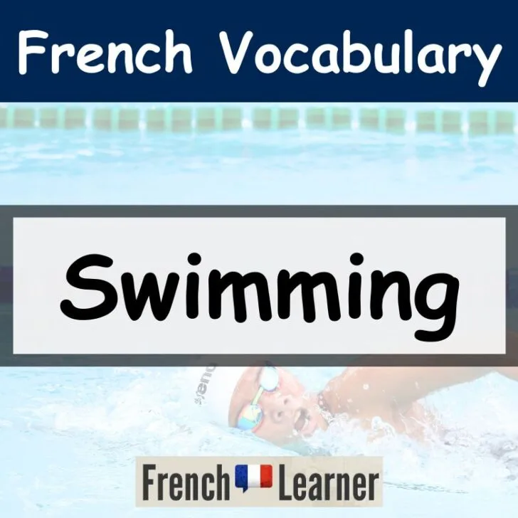 Swimming Vocabulary