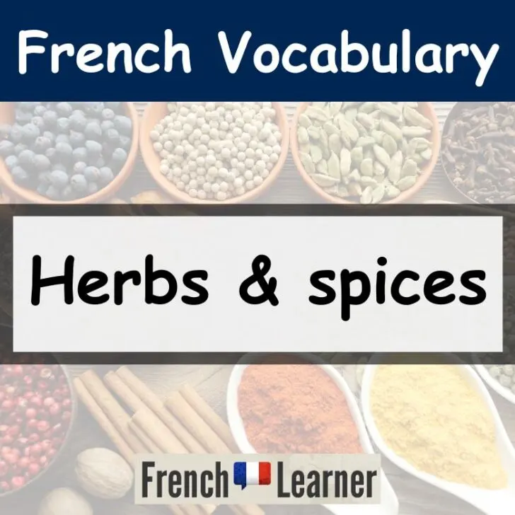 Herbs & Spices Vocabulary