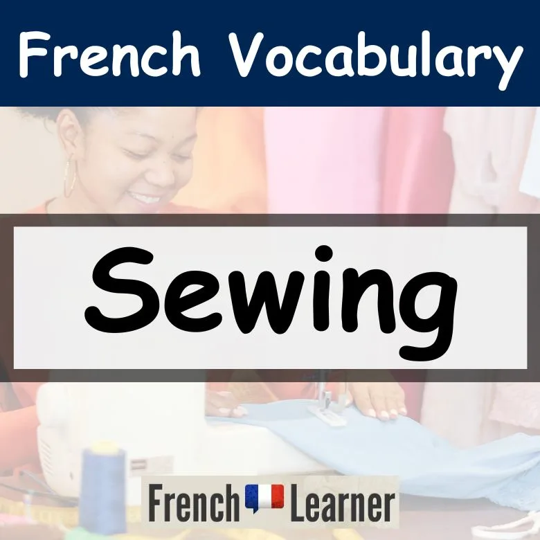 French vocabulary - sewing
