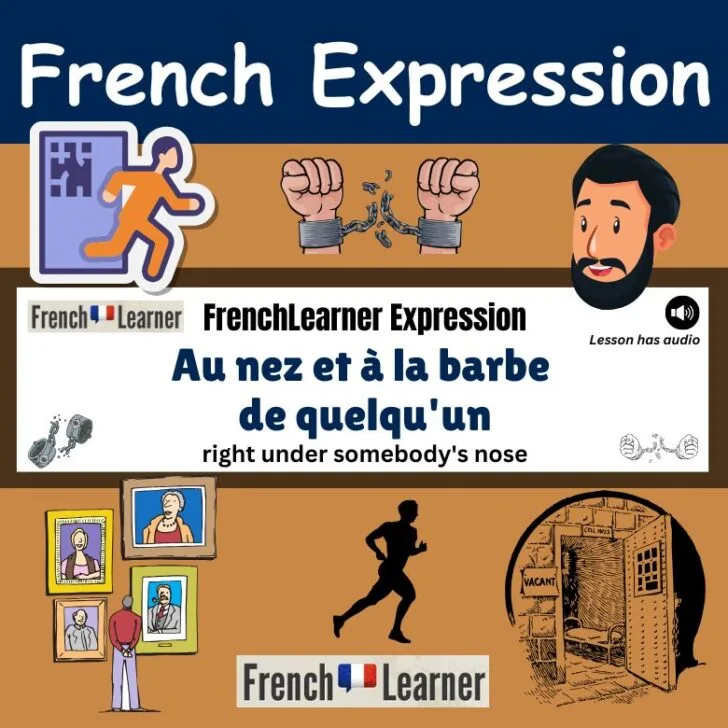 Au nez et &agrave; la barbe (Right under your nose)