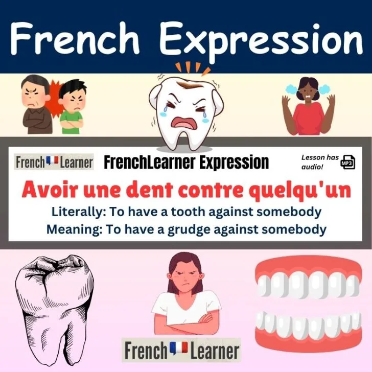 Avoir une dent contre quelqu&rsquo;un (To have a grudge)