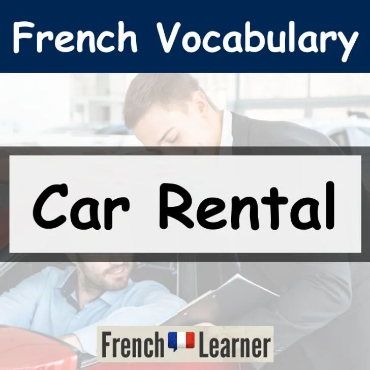 Car Rental Vocabulary & Phrases