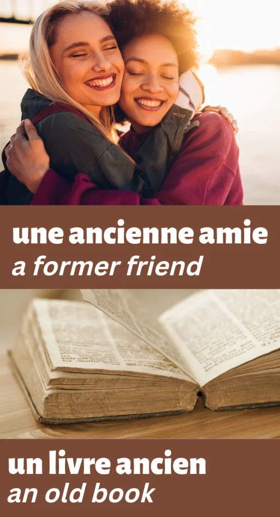 French adjective ancien