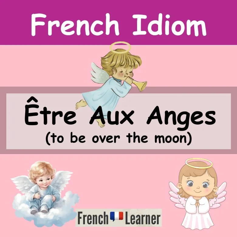 French Idiom: &Ecirc;tre Aux Anges (To Be Over The Moon)