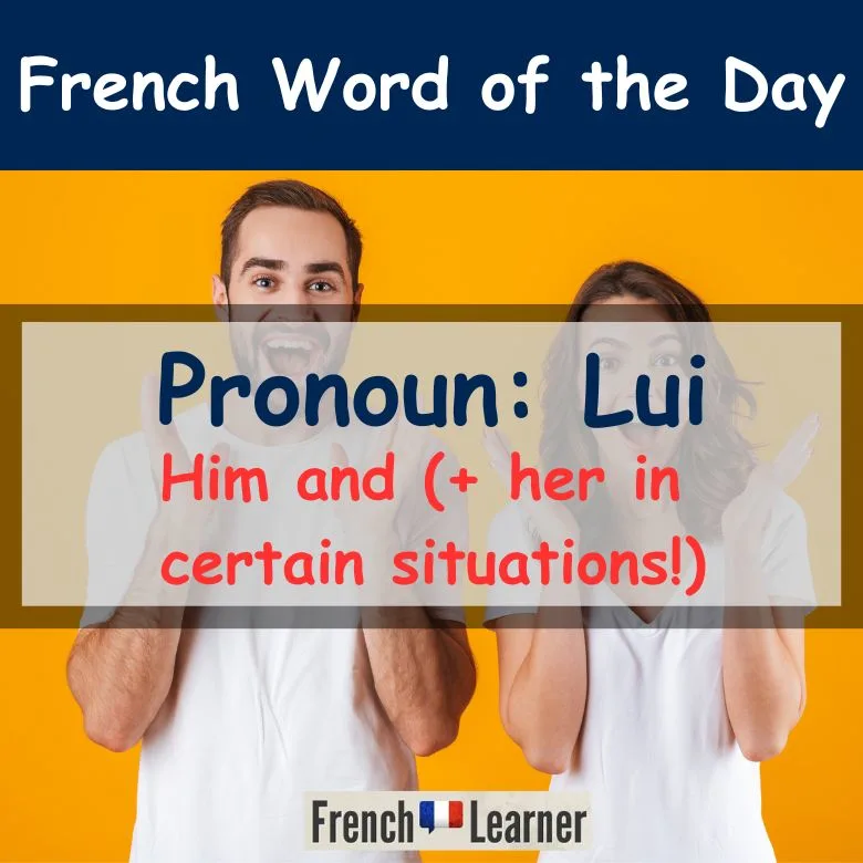 French pronoun lui