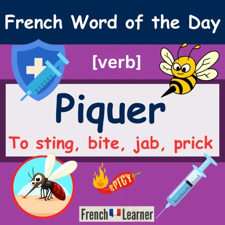 Piquer &ndash; To Sting, bite, jab