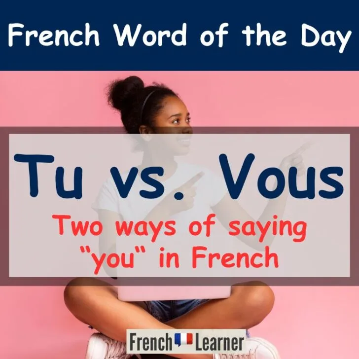 Tu vs Vous &mdash; You in French