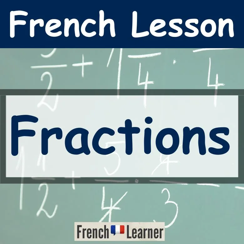 Fractions in French