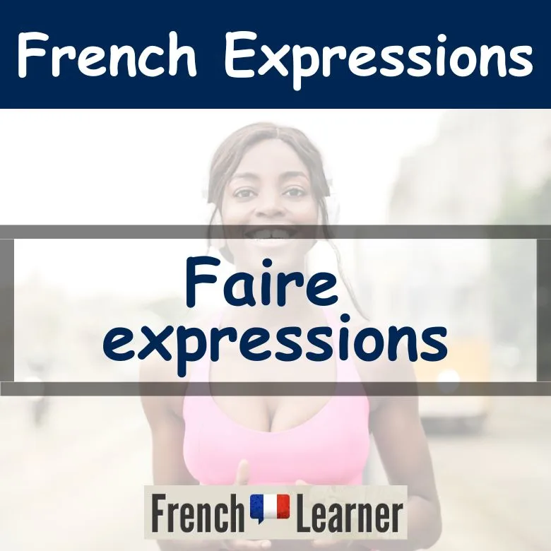 French faire expressions