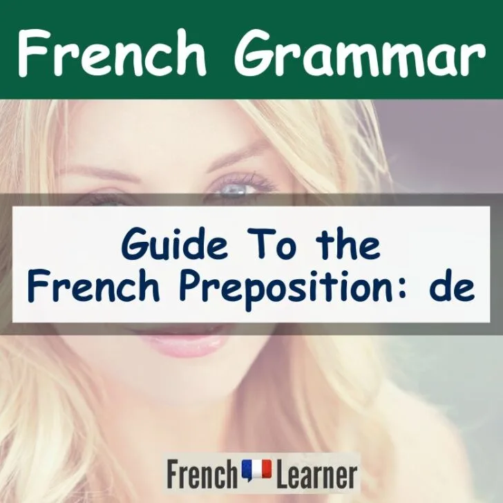 Preposition De