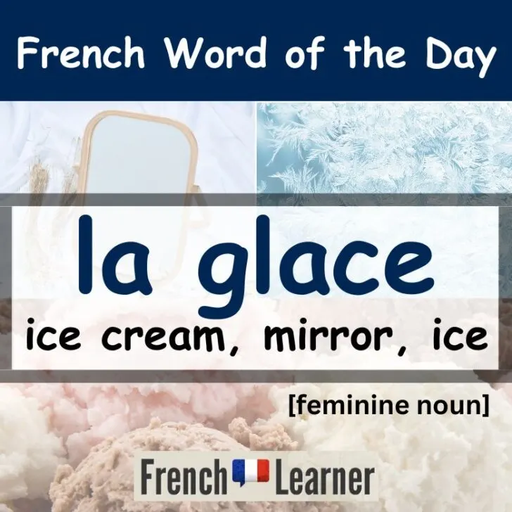 Glace &ndash; Ice cream, mirror