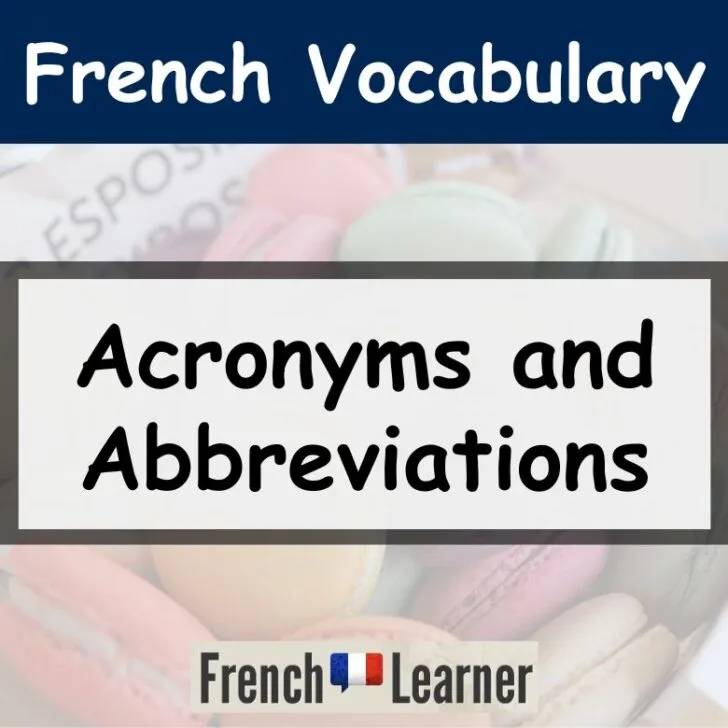 Acronyms And Abbreviations