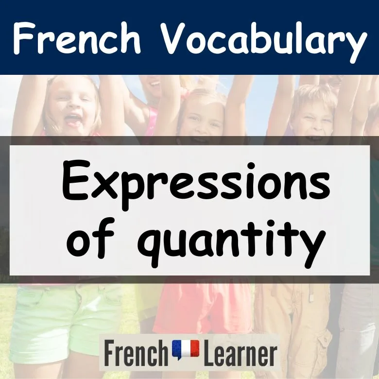 French Expressions of Quantity