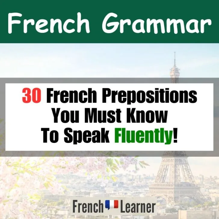 French Prepositions