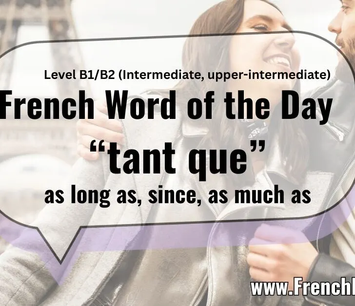 &ldquo;Tant Que&rdquo; (As Long As) Explained: Essential French Conjunction