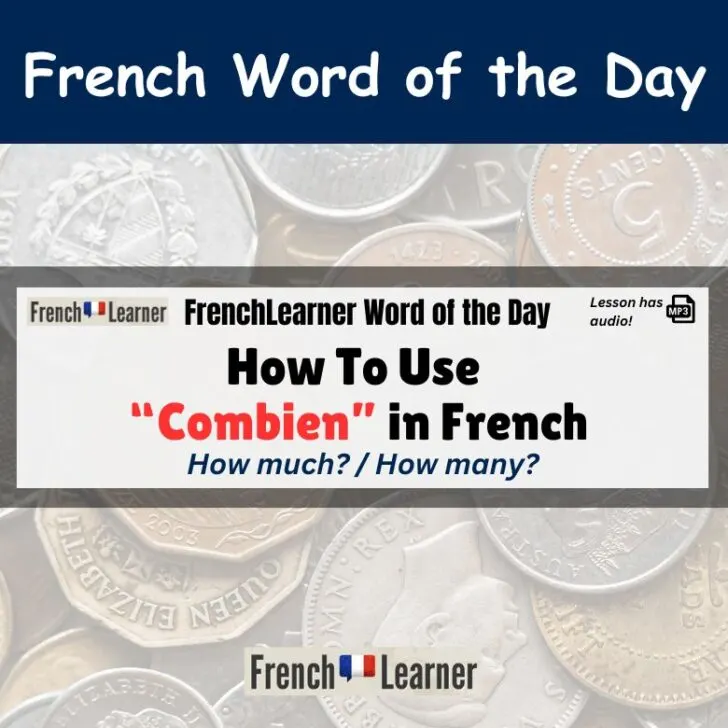 How To Use Combien (How much, how many) in French