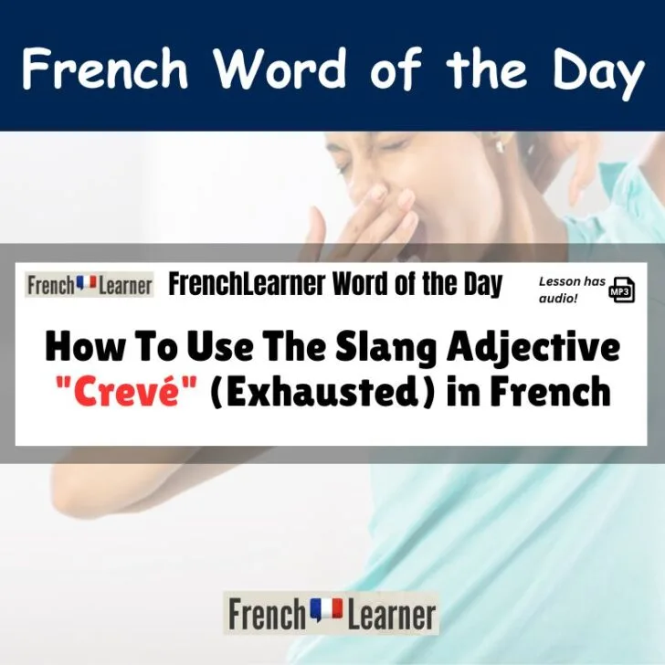 How To Use The Slang Adjective &ldquo;Crev&eacute;&rdquo; (Exhausted) in French