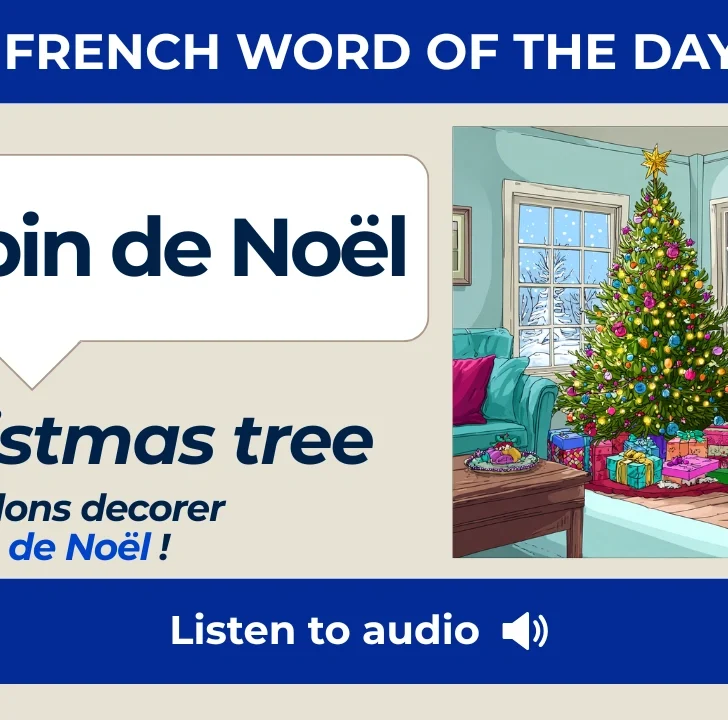 Sapin de No&euml;l &mdash; How to Say Christmas Tree in French