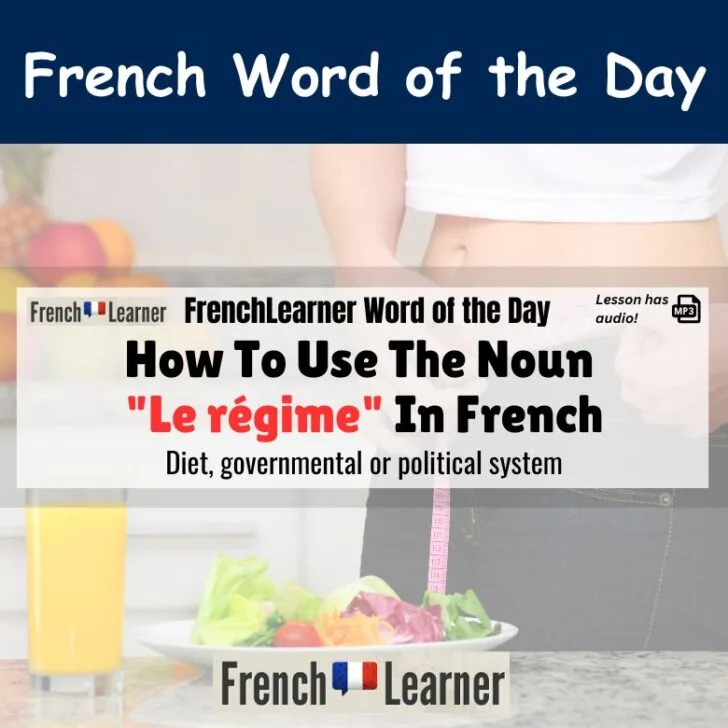 Le r&eacute;gime (Diet, regime)