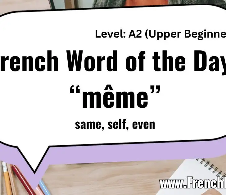 M&ecirc;me (Same, Self, Even)