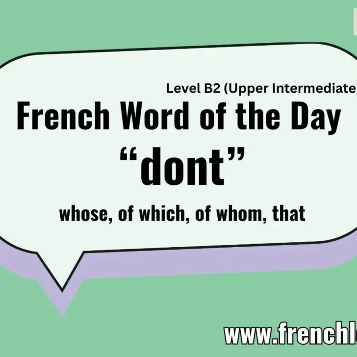 Dont (Relative Pronoun)