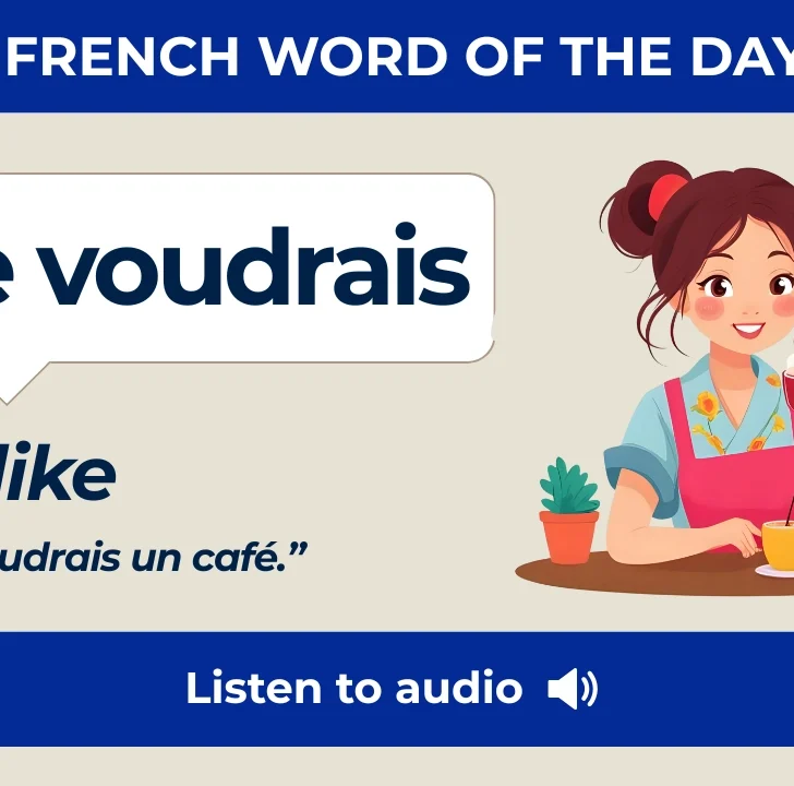 Je voudrais &mdash; Meaning, Pronunciation, and Examples in French