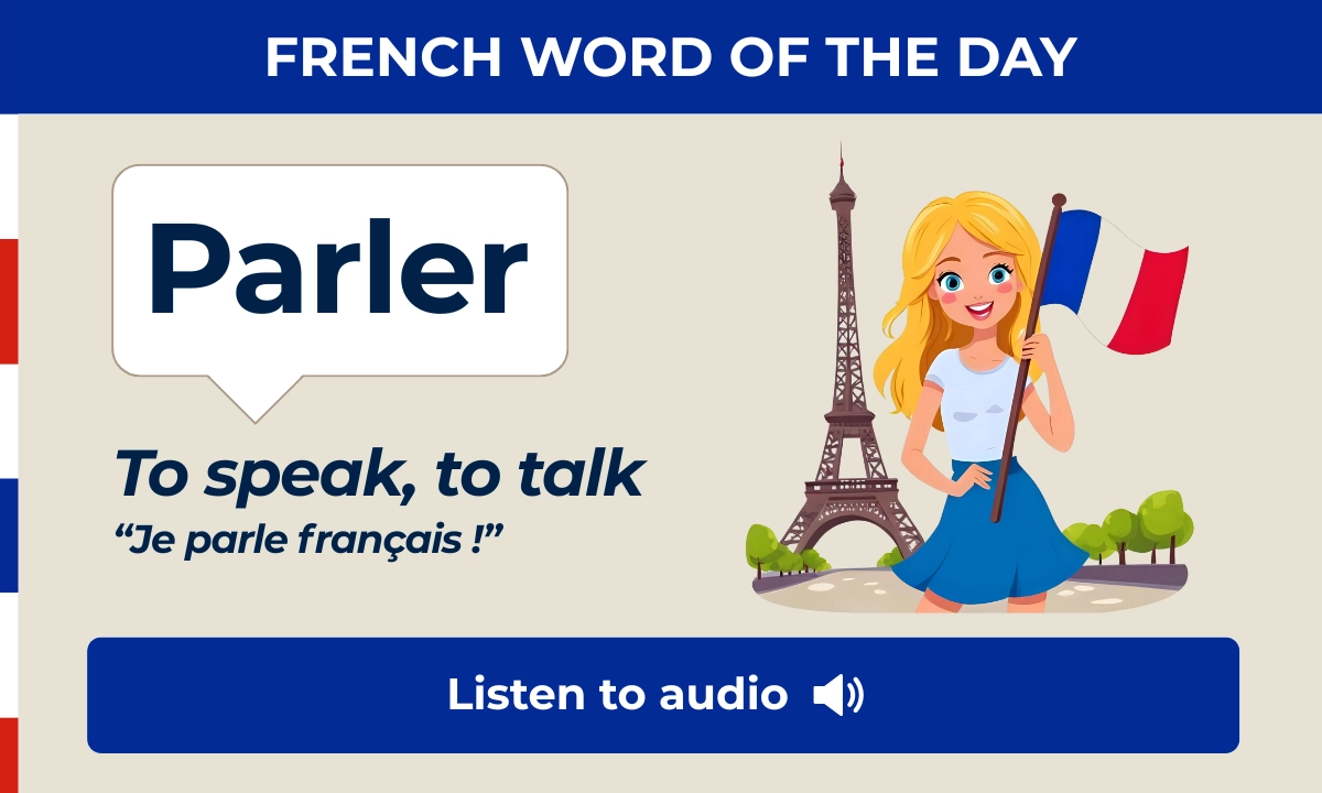 Parler &ndash; To speak, to talk &ndash; French Word of the Day