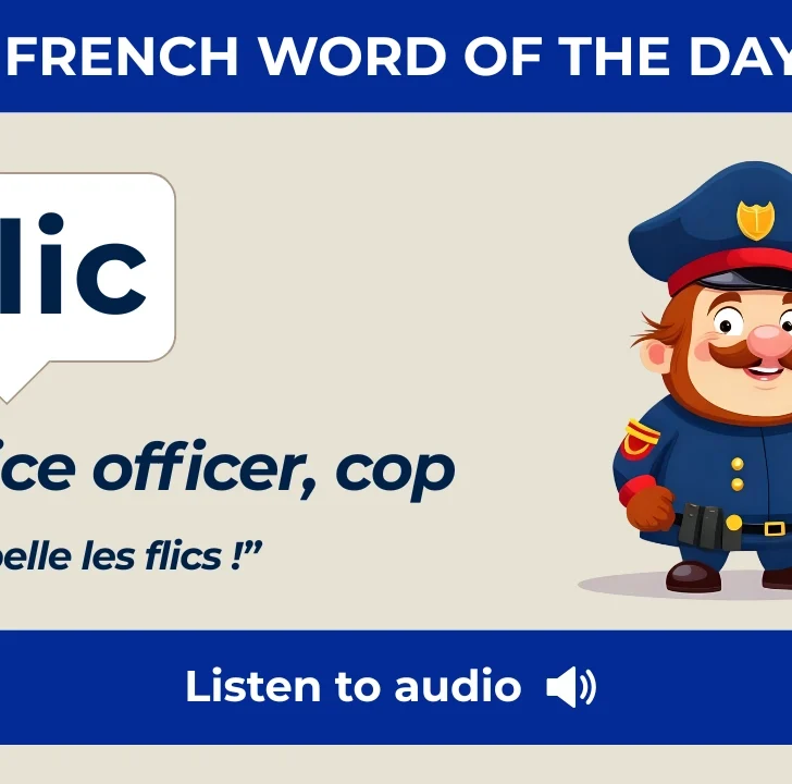 Flic &mdash; Meaning, Pronunciation, and Examples in French