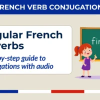 Regular French IR verbs &mdash; step-by-step guide to conjugations with audio