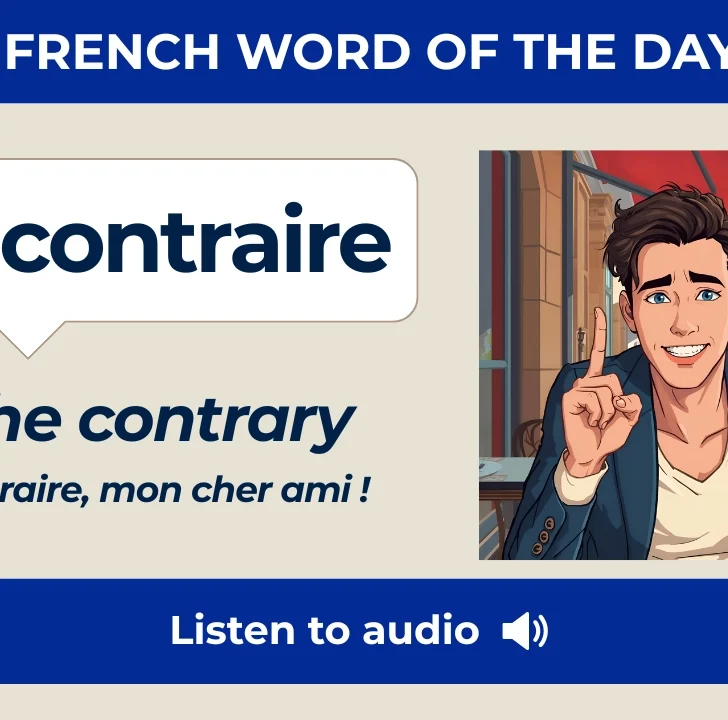 Au contraire &mdash; Meaning, Pronunciation, and Examples in French