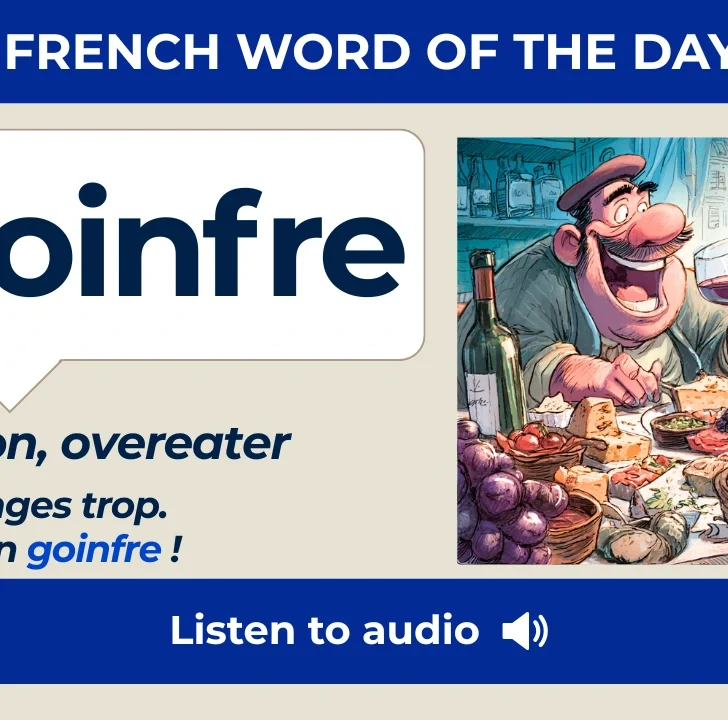 Goinfre &mdash; Meaning, Pronunciation, and Examples in French