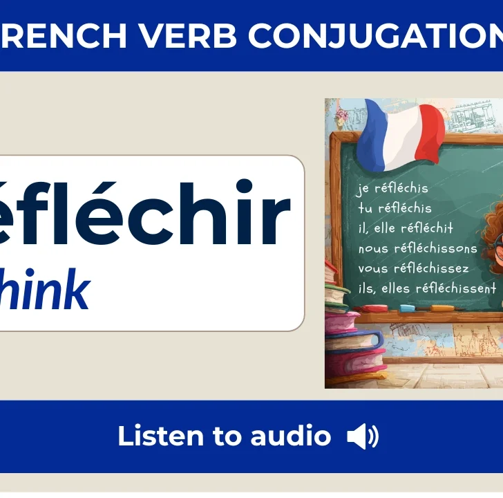 R&eacute;fl&eacute;chir Conjugation in French &mdash; Charts, Tables & Audio